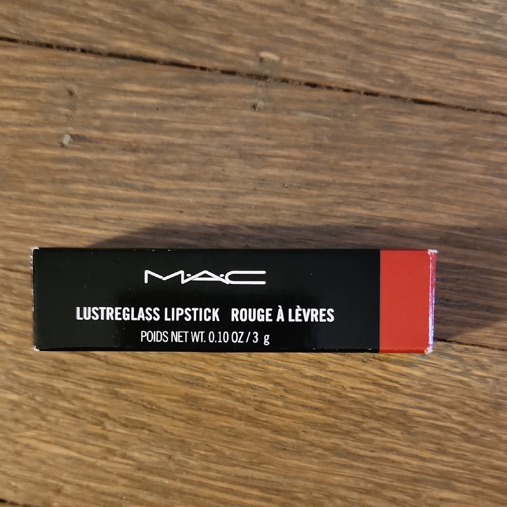 MAC Cosmetics- Lustreglass Lipstick - Lady Bug #510 -NEW